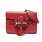 Gucci Shoulder Bag Micro GG Guccissima Chain Emily