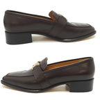 Hermes Mocha Size 24.5 Loafers — view 7