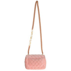 Chanel Mini Quilted 20 Velour Chain Shoulder Bag Women — view 2