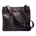 Gucci GG Imprime Brown Shoulder Bag Silver Hardware