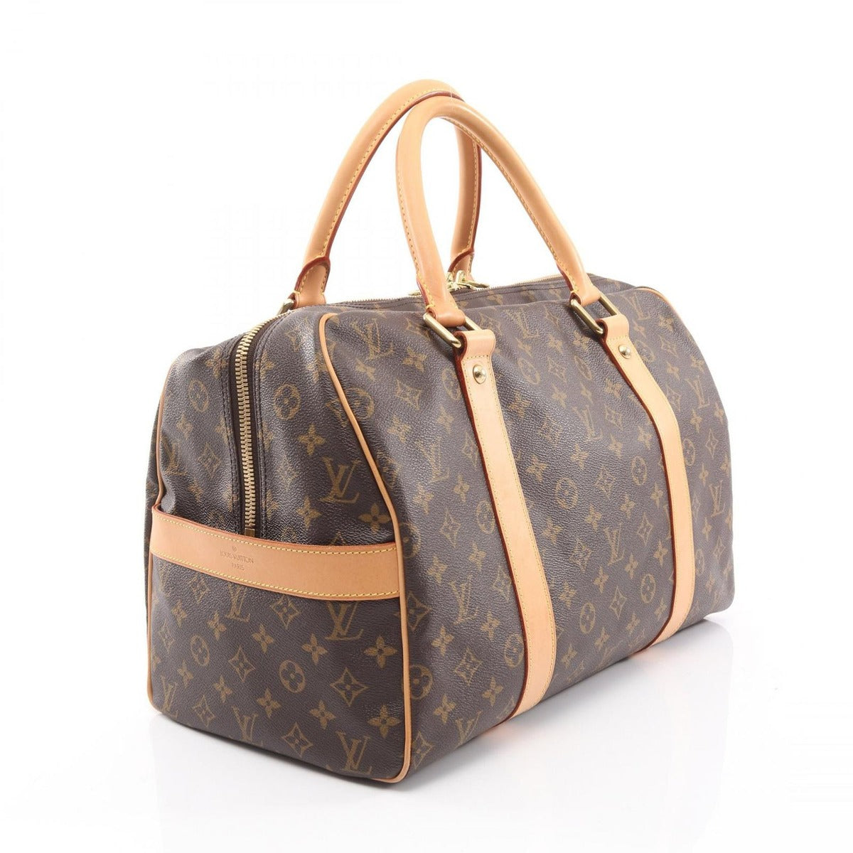Louis Vuitton Boston Bag Carrier Canvas Leather — view 2