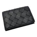 Bottega Veneta Calf Black Card Case Business Holder — view 2