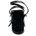 Louis Vuitton Monogram Satin Little Bucket Handbag Noir — view 3