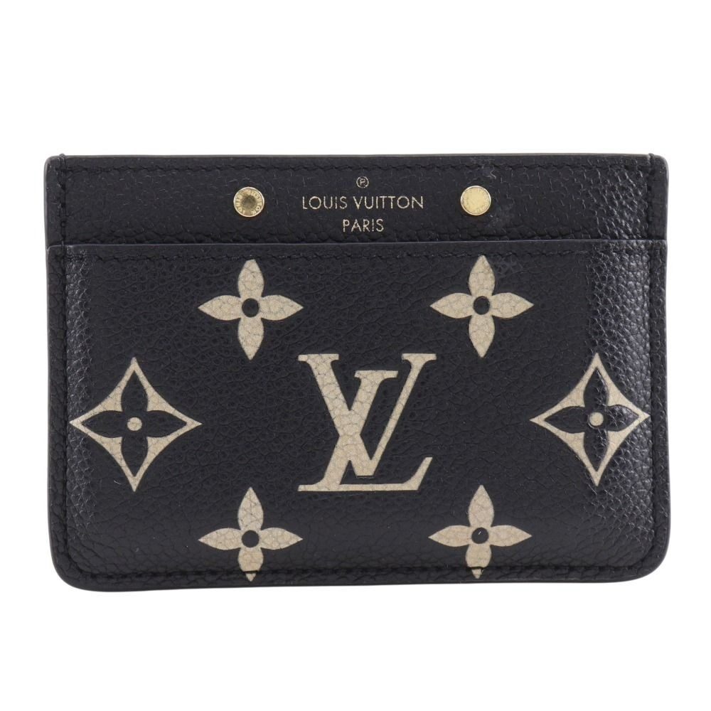 Louis Vuitton Card Holder Sample Bicolor Monogram Empreinte Beige Case