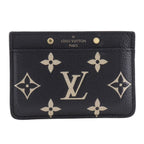 Louis Vuitton Card Holder Sample Bicolor Monogram Empreinte Beige Case
