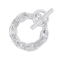 Hermes Bracelet Chaine D'ancre TGM 10 Links Silver
