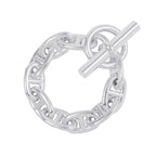 Hermes Bracelet Chaine D'ancre TGM 10 Links Silver