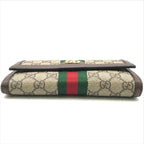 Gucci Ophidia GG Continental Wallet Leather Brown — view 3