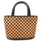 Louis Vuitton Handbag Impala Calf Hair Leather Beige Brown