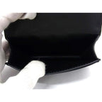 Bottega Veneta Intrecciato Leather Card Case Holder Business Black — view 4