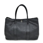Hermes Garden Party T PM 30 Black Epson Leather Hand Tote Bag — view 2