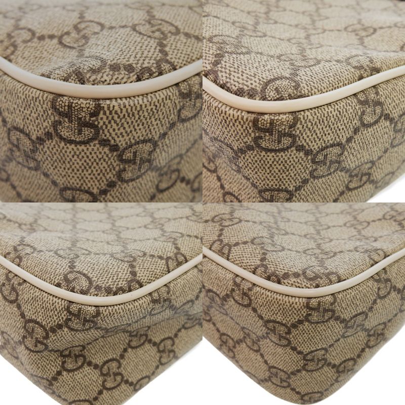 Gucci GG Supreme Canvas Brown Shoulder Bag 0398 — view 4
