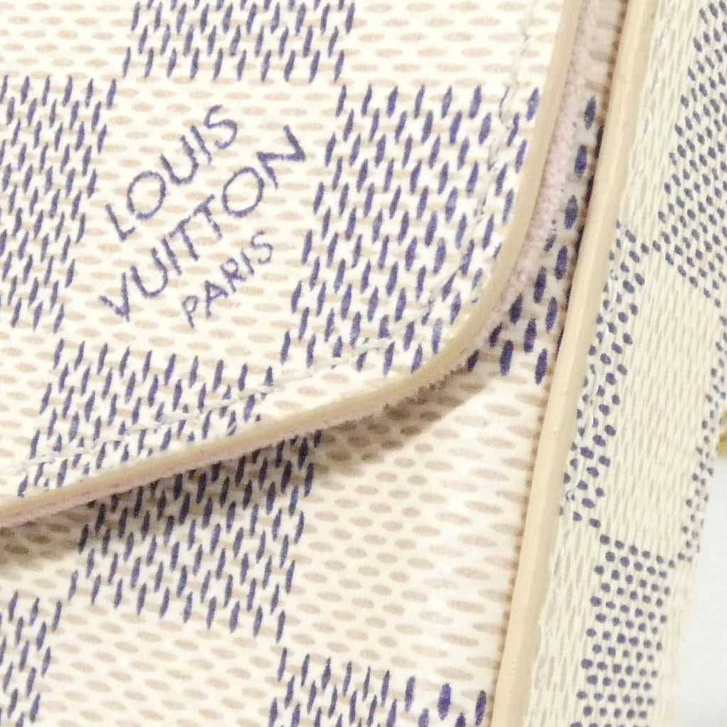 Louis Vuitton Damier Azur Pochette Shoulder Bag — view 5