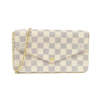 Louis Vuitton Damier Azur Pochette Shoulder Bag