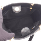 Chanel Tote Quilted Petite Shopping PST Black Leather Chainto — view 3