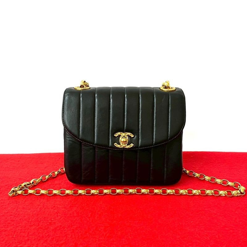 Chanel Vintage Coco Lambskin Leather Chain