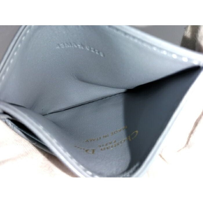 Dior Business Card Holder Case Cannage Caro — view 7