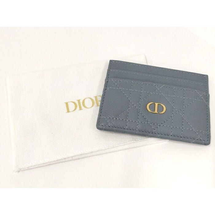 Dior Business Card Holder Case Cannage Caro — view 8
