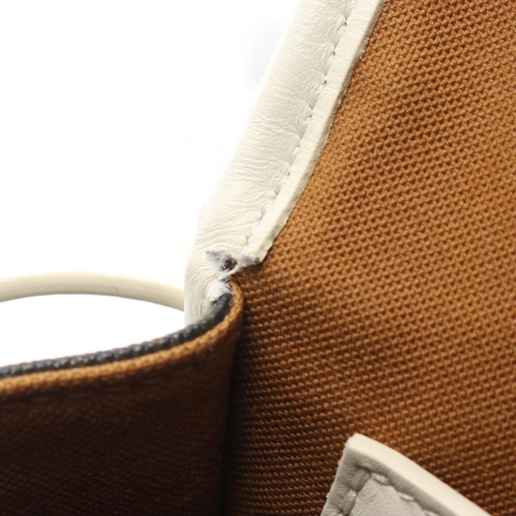 Celine Shoulder Bag Folco Triomphe Black White Canvas — view 6