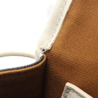 Celine Shoulder Bag Folco Triomphe Black White Canvas — view 6
