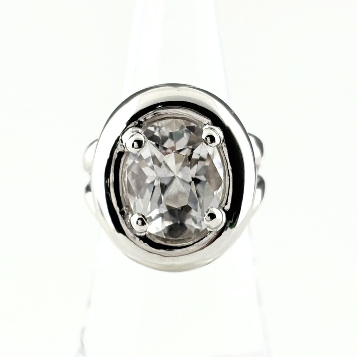Hermes Gaucho Ring Silver Topaz