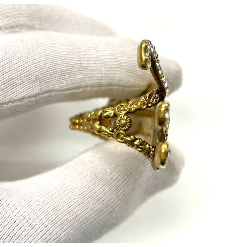 Gucci Panther Double Finger Cocktail Ring M 9 and 10.5 — view 9
