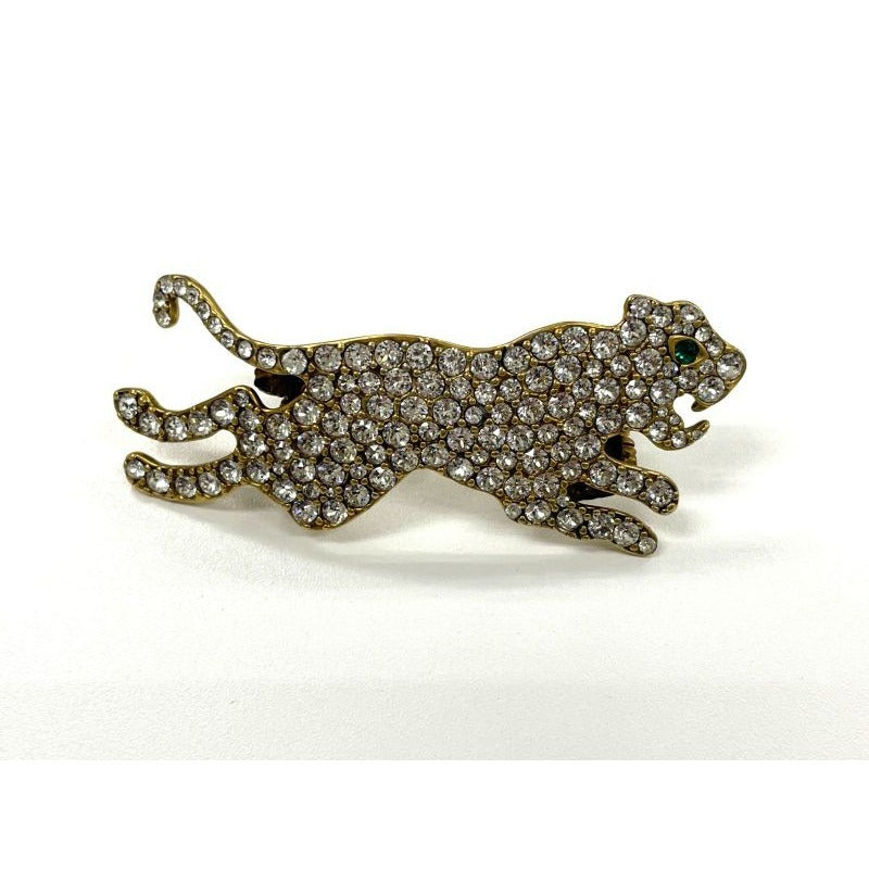 Gucci Panther Double Finger Cocktail Ring M 9 and 10.5