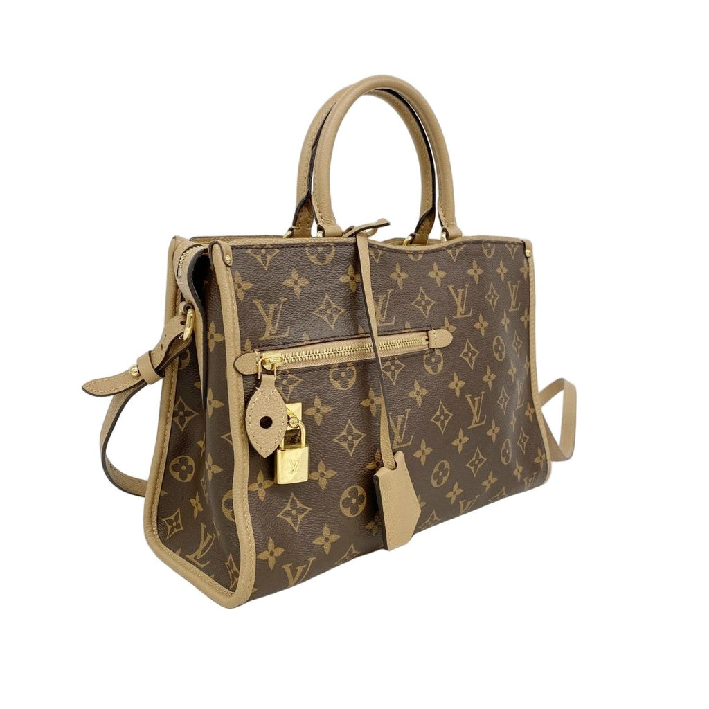 Louis Vuitton Handbag Monogram Popincourt PM Brown Taupe Glace 2-Way — view 2
