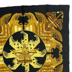 Hermes Scarf Silk Carre 90 Proues Black — view 3