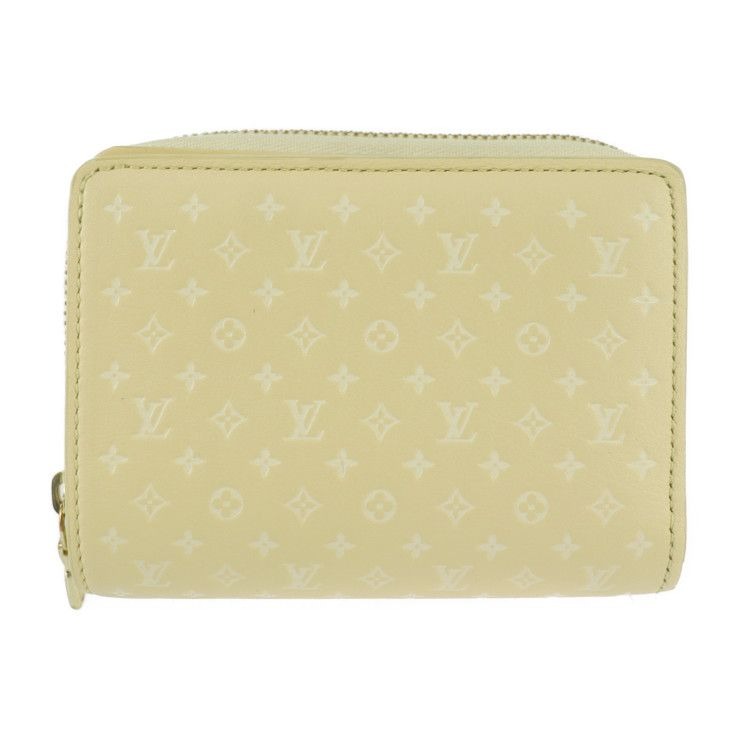 Louis Vuitton Portefeuille Roux Bifold Wallet Calf Leather Jeanne