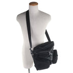 Prada Nylon Leather Re-Nylon Triangle Logo Triangular Plate Messenger Shoulder Bag Book — view 2
