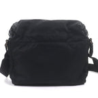 Prada Nylon Leather Re-Nylon Triangle Logo Triangular Plate Messenger Shoulder Bag Book — view 3