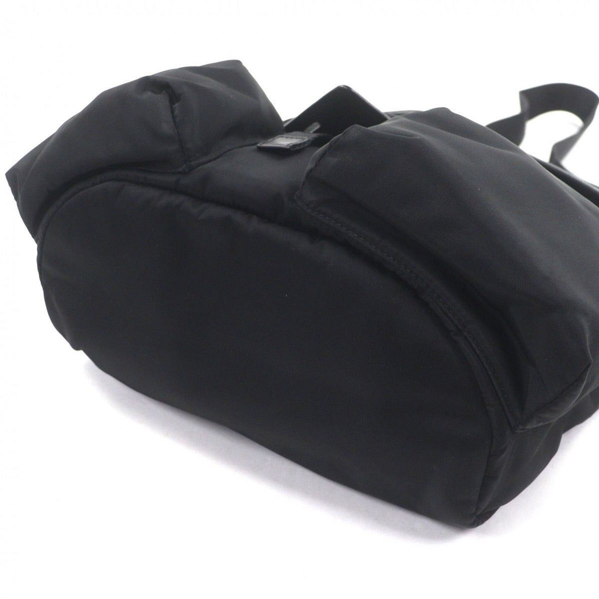 Prada Nylon Leather Re-Nylon Triangle Logo Triangular Plate Messenger Shoulder Bag Book — view 4