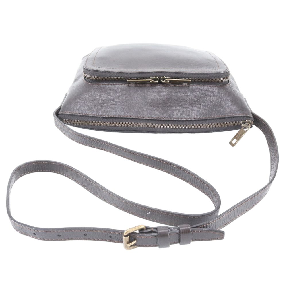 Louis Vuitton Utah Sac Plat Leather Shoulder Bag Messenger Brown — view 2