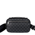 Louis Vuitton Super Damier Graphite Ambler Belt