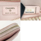 Chanel Quilted Pink Coin Case Purse Caviar Leather Gold Hardware — view 6