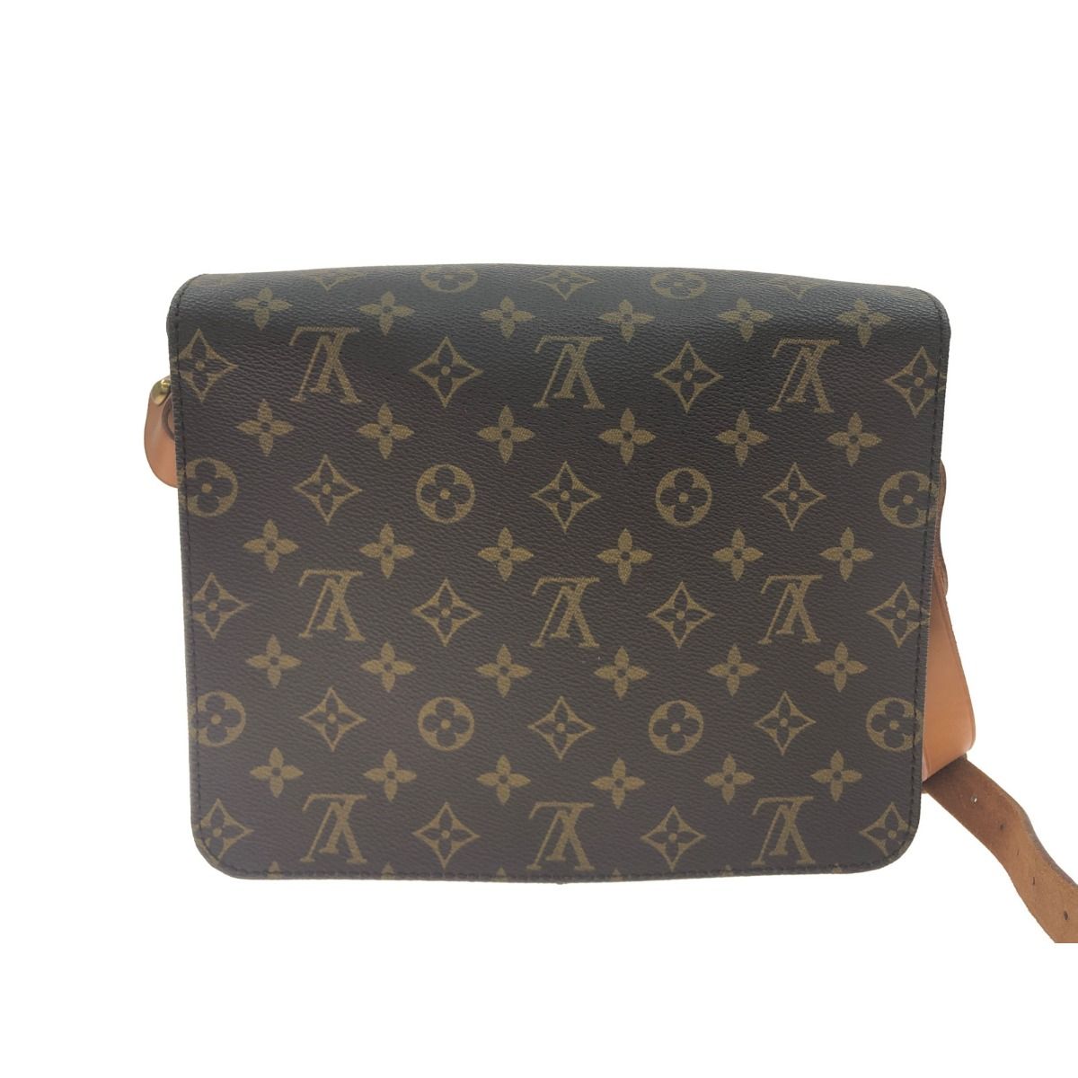 Louis Vuitton Shoulder Bag Monogram Cartesier Crossbody Brown — view 2