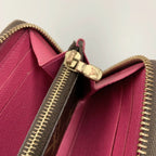 Louis Vuitton Monogram Portefeuille Clemence Round Zipper Long Wallet — view 7