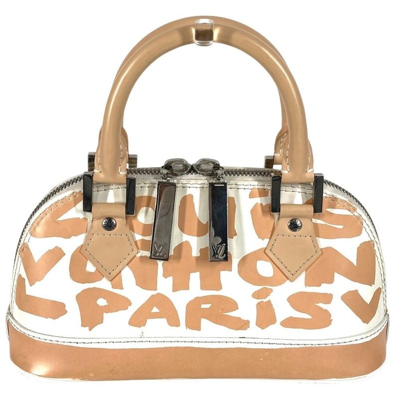 Louis Vuitton Handbag Alma PM Leather Beige — view 2