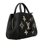 Louis Vuitton Handbag Monogram Empreinte Bicolor Montaigne BB Beige Noir 2-Way — view 2