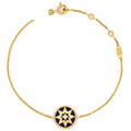 Dior Bracelet Rose Des Vents Purple Yellow Gold 18k Diamond Lapis Lazuli
