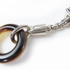 Hermes Meli Melo H Logo Pendant Necklace Silver Black — view 8