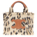 Celine Small Cabas Triomphe Bag Tice Leopard 2-Way