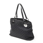 Gucci Small Eclipse Black GG Canvas Shoulder Bag — view 2