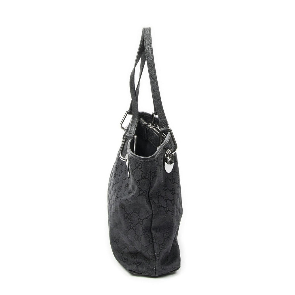 Gucci Small Eclipse Black GG Canvas Shoulder Bag — view 3