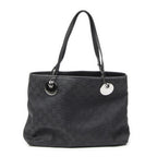 Gucci Small Eclipse Black GG Canvas Shoulder Bag — view 5