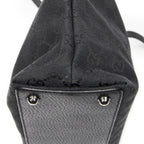 Gucci Small Eclipse Black GG Canvas Shoulder Bag — view 8
