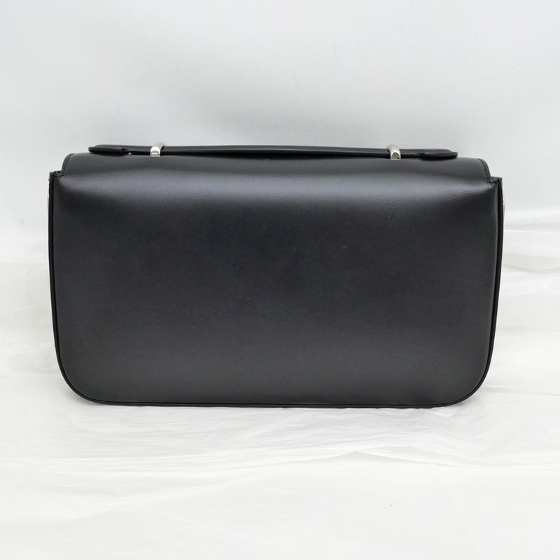 Gucci Clutch Bag Shoulder Leather Black — view 3