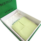 Bottega Veneta Maxi Intrecciato IC Chip Leather Yellow Bifold Wallet — view 2