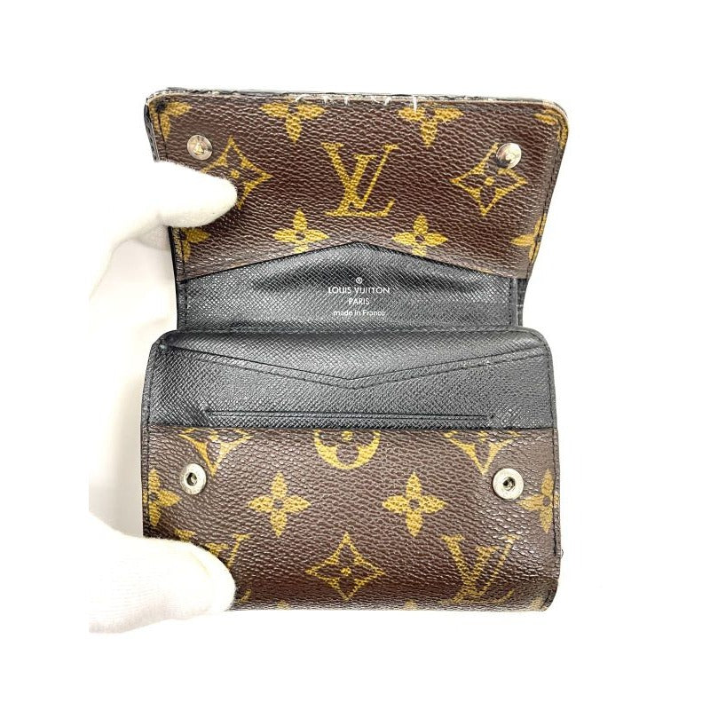 Louis Vuitton Monogram Macassar Portefeuille Compact Trifold Wallet — view 7